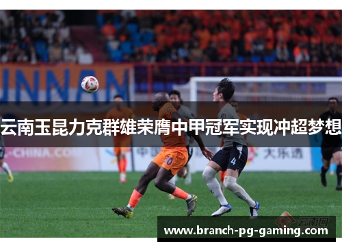 云南玉昆力克群雄荣膺中甲冠军实现冲超梦想